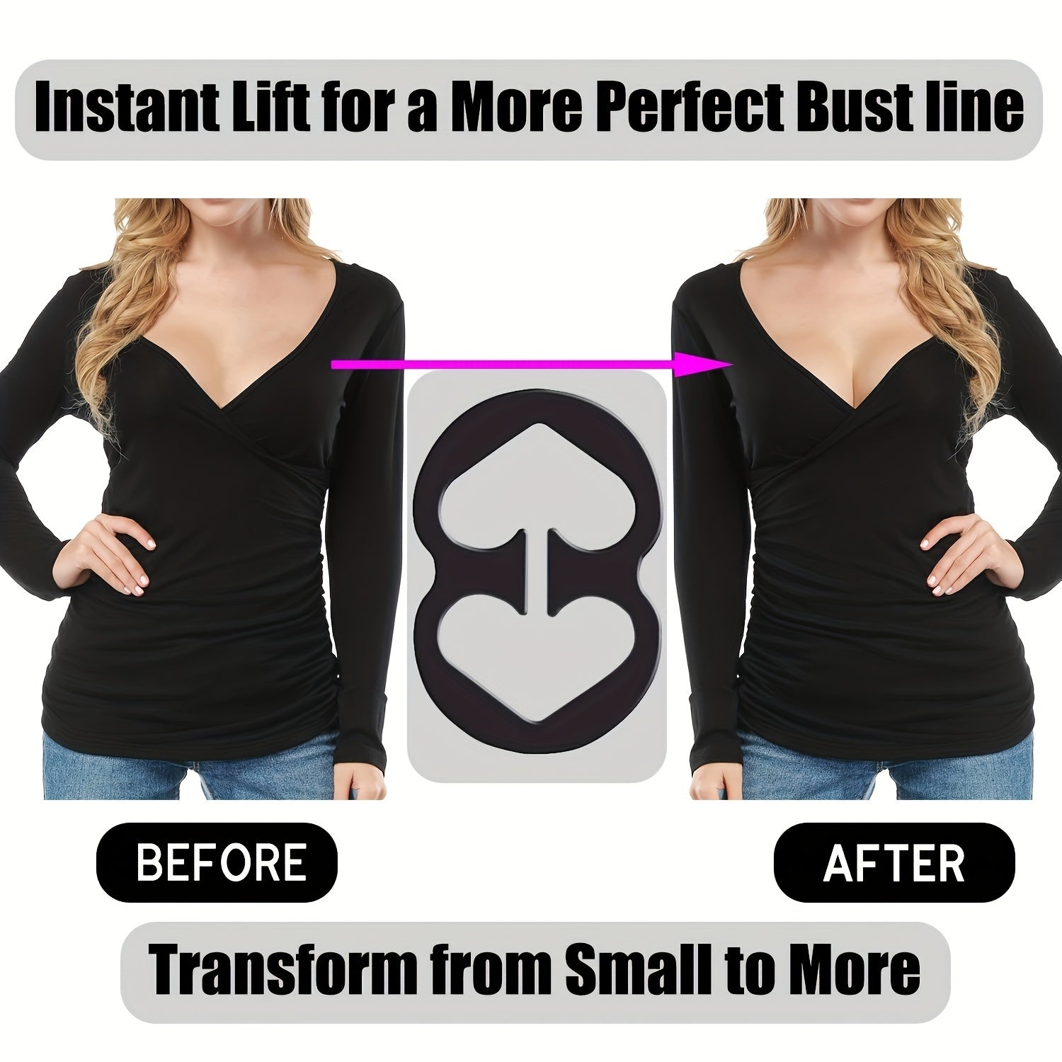 12pcs Invisible Bra Strap Clips Non slip Buckles for Braless Look