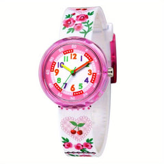 Cartoon Rainbow Little Horse Children's Watch Bee Dolphin Silicone Quartz Watch