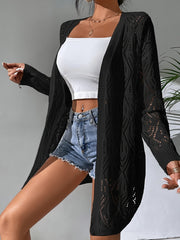 Long Sleeve Open Front Casual Sweater for Women
