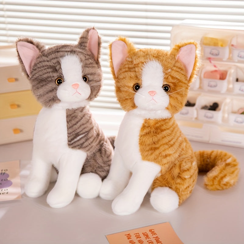6 Styles Mixed Plush Cat Toys for Kids Christmas Gift Decor