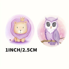 500pcs Animal Stickers Hand Drawn Seal Sticker for Packaging