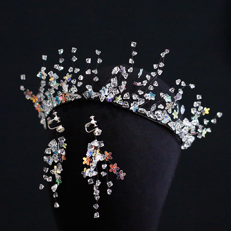Crystal Star Headband & Earrings Set