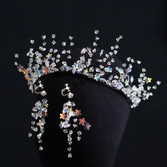 Crystal Star Headband & Earrings Set