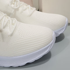 Women's Mesh Breathable Running Shoes Lightweight Low Top Casual Shoes