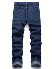 Men's Slim Fit Jeans Casual Street Style Denim Pants