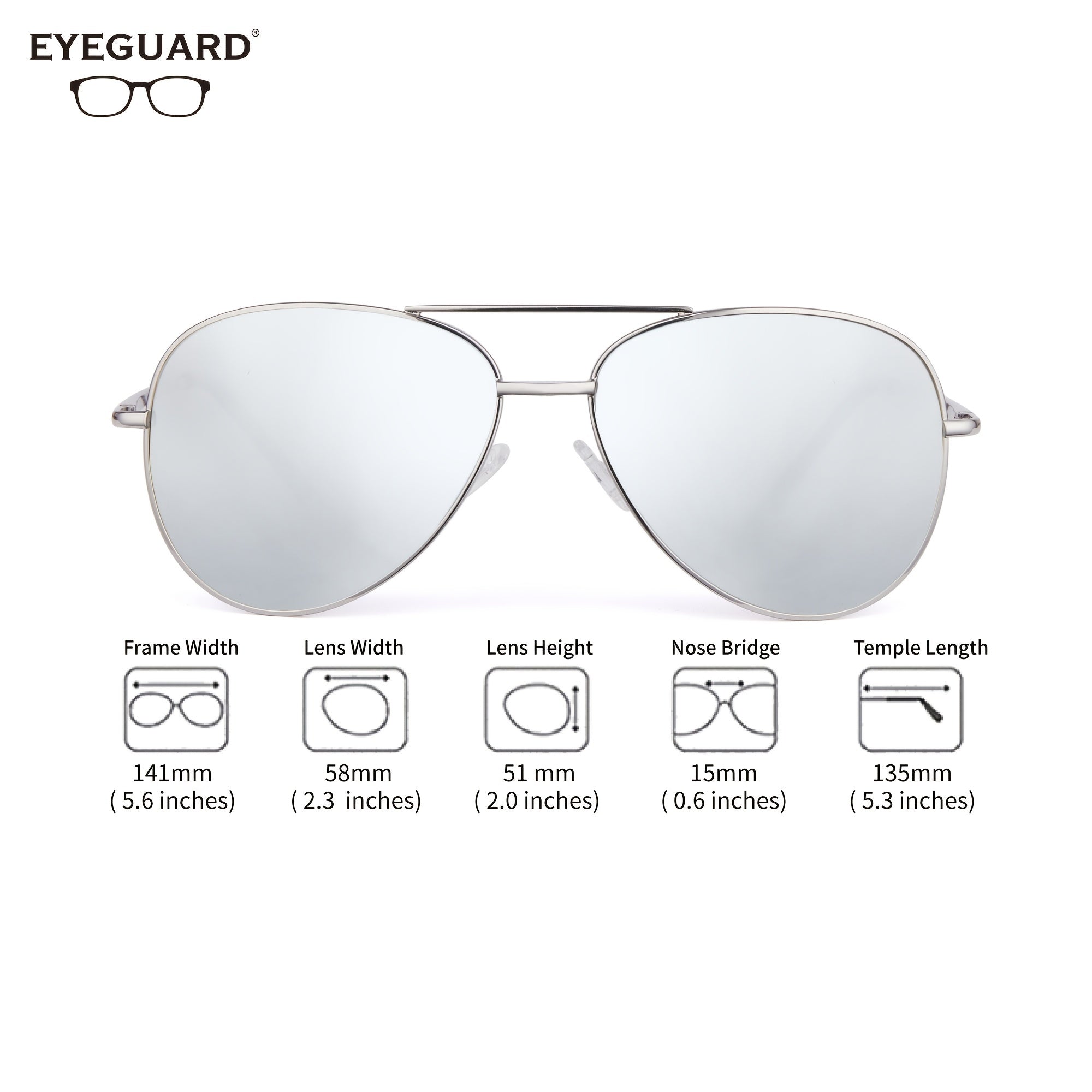 EYEGUARD Polarized Sunglasses Retro Vintage Style