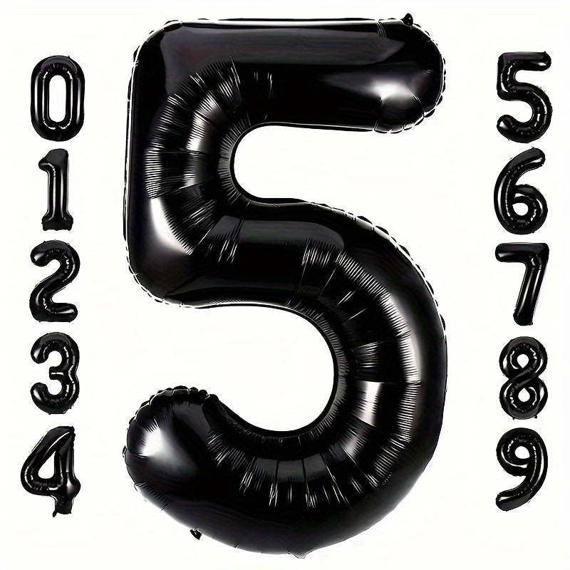 Large 101 6cm Number Balloons Set for Christmas Halloween