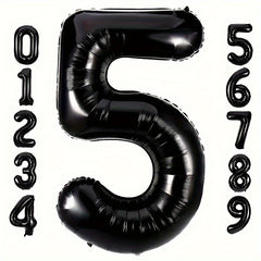 Large 101 6cm Number Balloons Set for Christmas Halloween