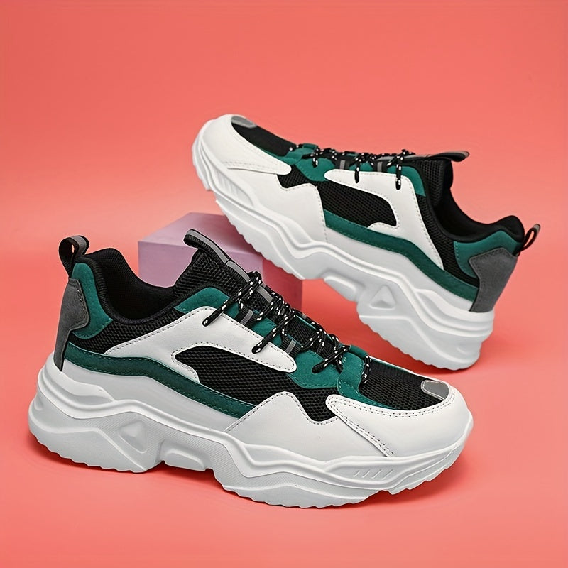 Women's Mesh Platform Sneakers Casual Lace Up Outdoor Shoes