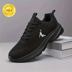 Men's Graphic Print Lace-up Sneakers Athletic Shoes