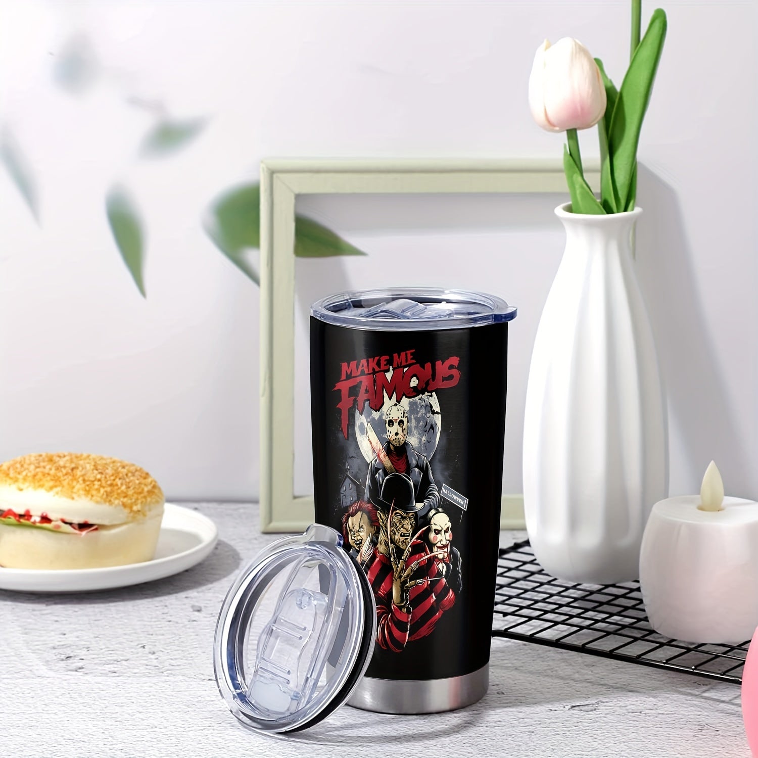 Halloween Stainless Steel Tumbler 20oz Insulated Travel Mug