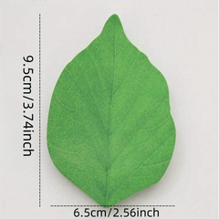 50 Sheets Leaf Sticky Notes Memo Pad for Students