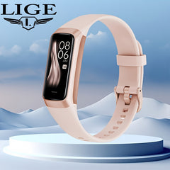 LIGE Smart Watch: 2" AMOLED Display, Wireless Calling, Calorie Tracking