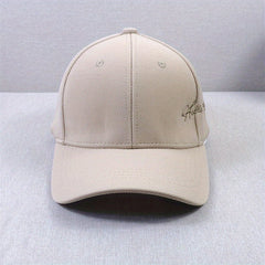 Letter Embroidery Unisex Baseball Cap Solid Hip Hop Dad Hats Casual Sun Hats
