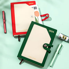 Classic Soft Cover Notebook with Pen Insert 6 Colors Selection