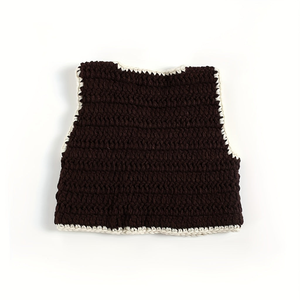 Newborn Cowboy Photo Prop Knitting Costume