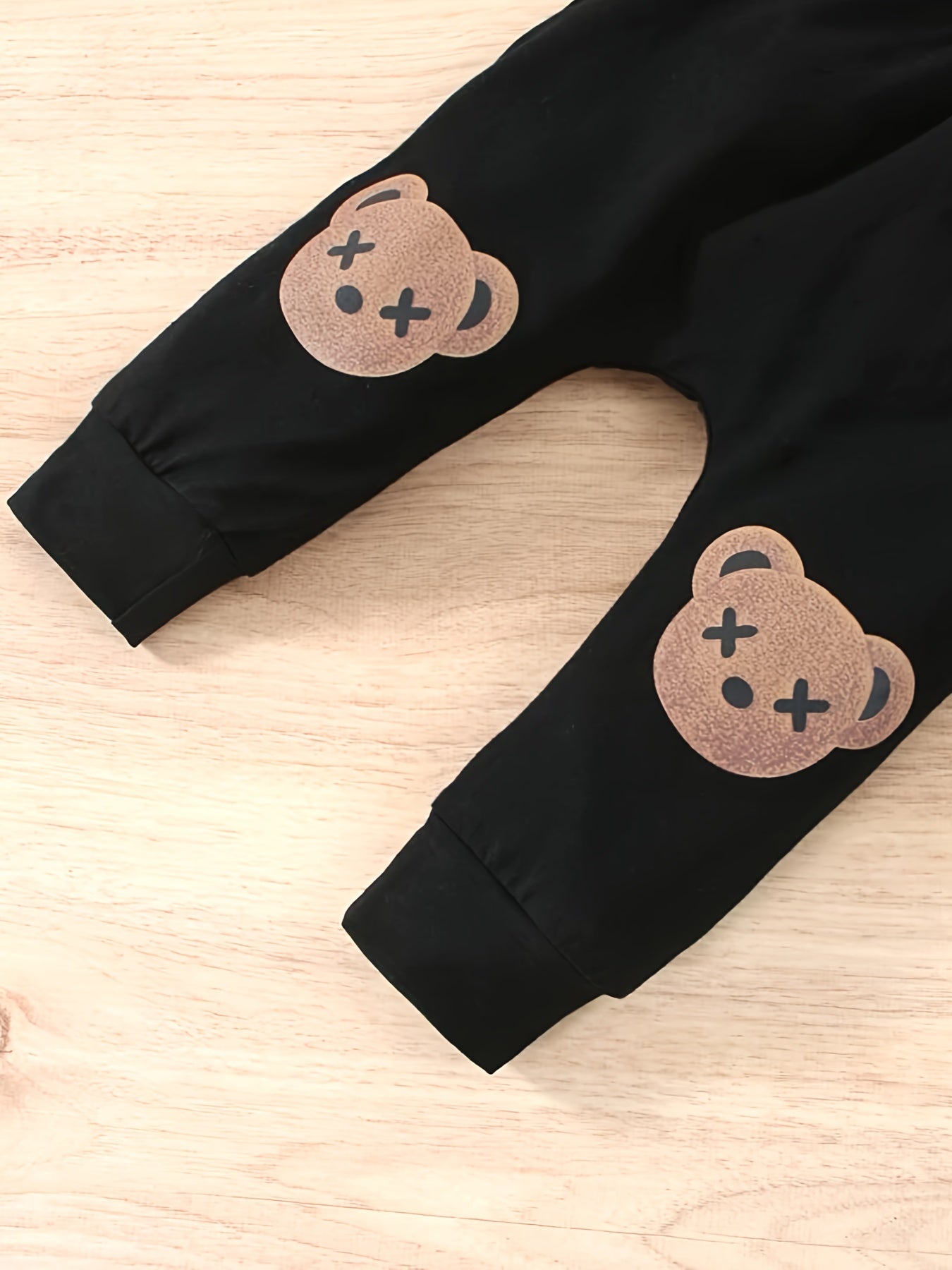 Bear Pattern Baby Boy's 2pcs Sweatshirt & Sweatpants Set - Toddler Kids Clothes