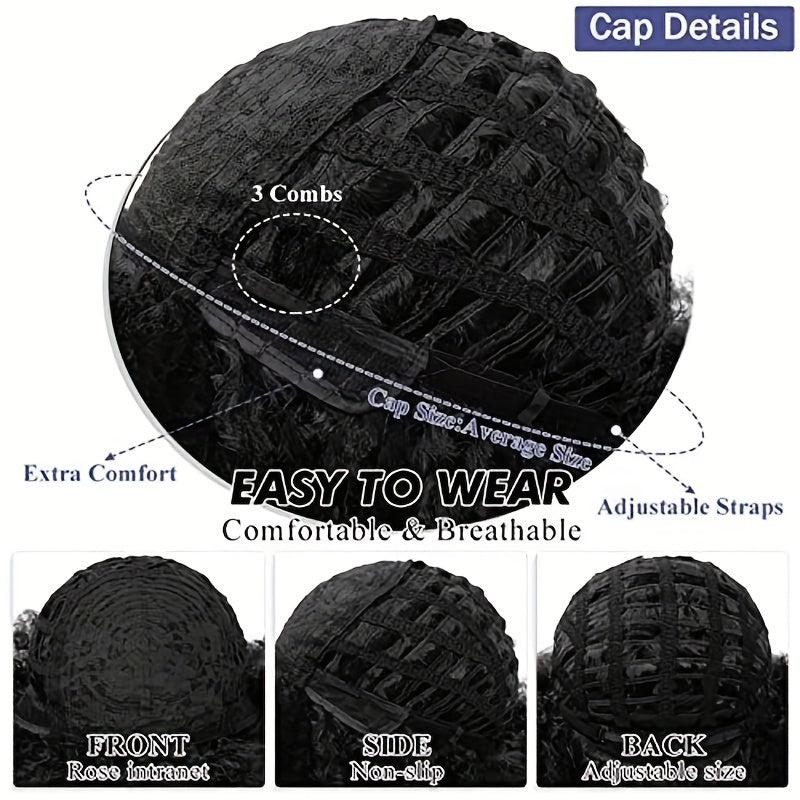 Men's Middle Length Wig for Party Dress Up