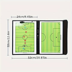 Coach Clipboard Magnetic Teaching Board Portable Basketball Strategy