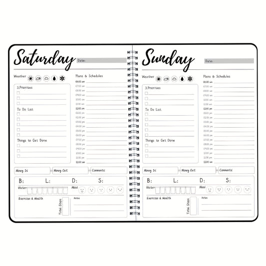 Trees Daily Weekly Planner Notepa...
