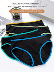 4 Pack Women's Plus Leakproof Period Panties Set
