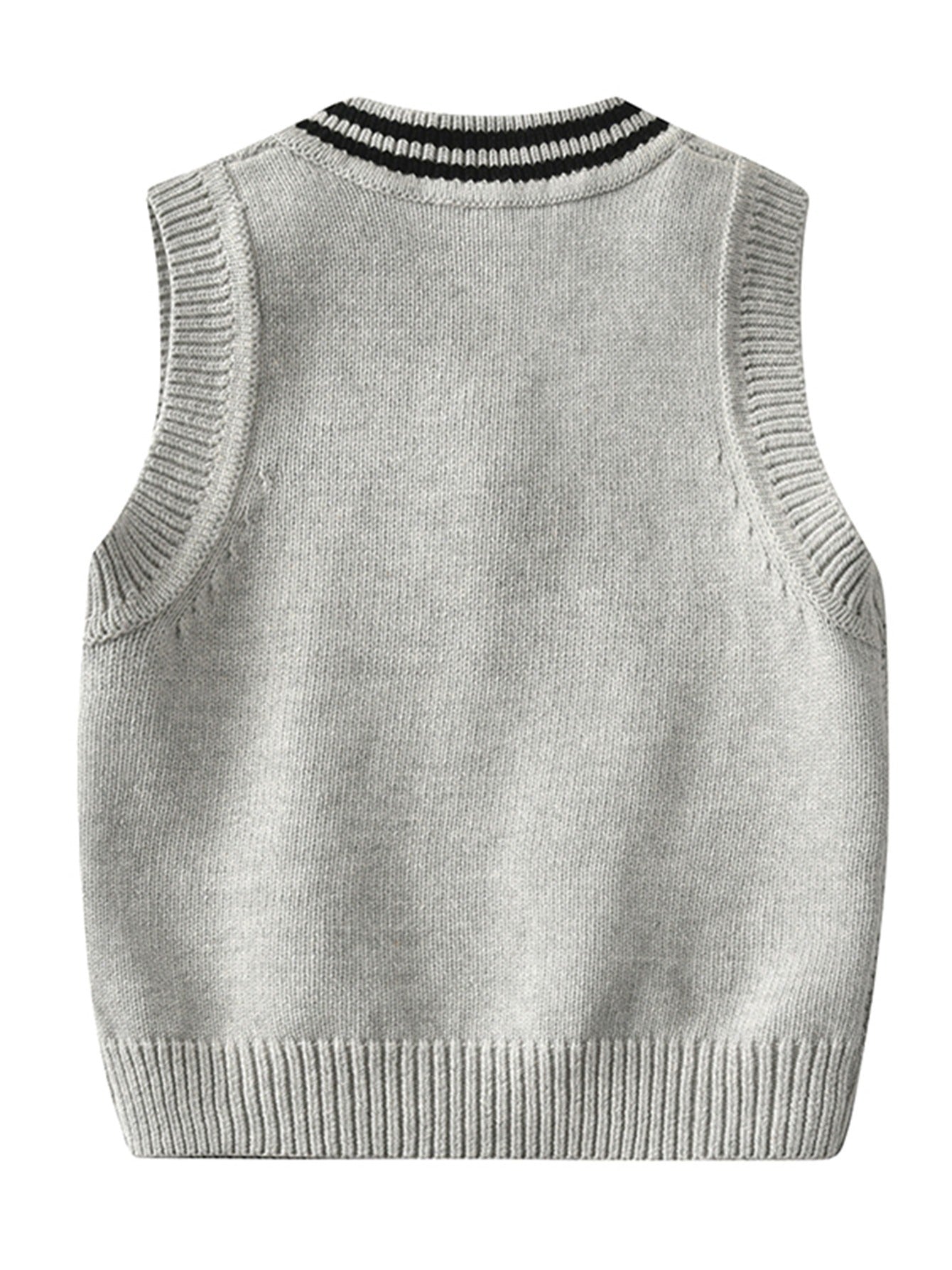Kids Sleeveless V Neck Sweater Vest Top