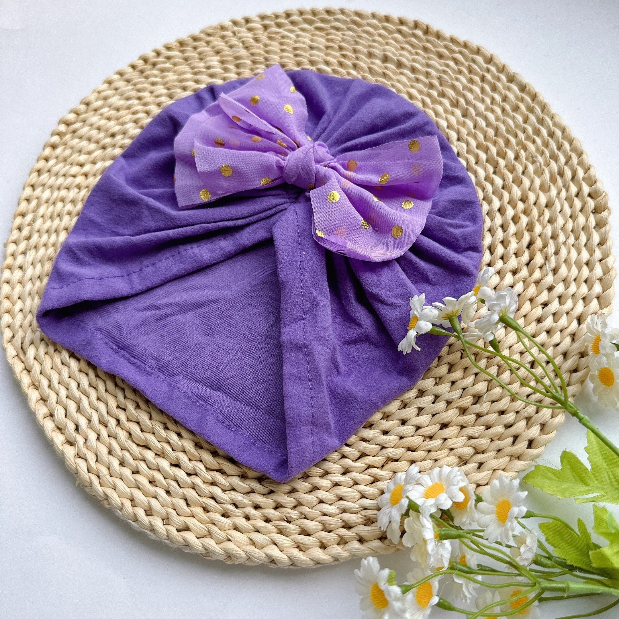 Soft Baby Bowtie Headband for Newborns