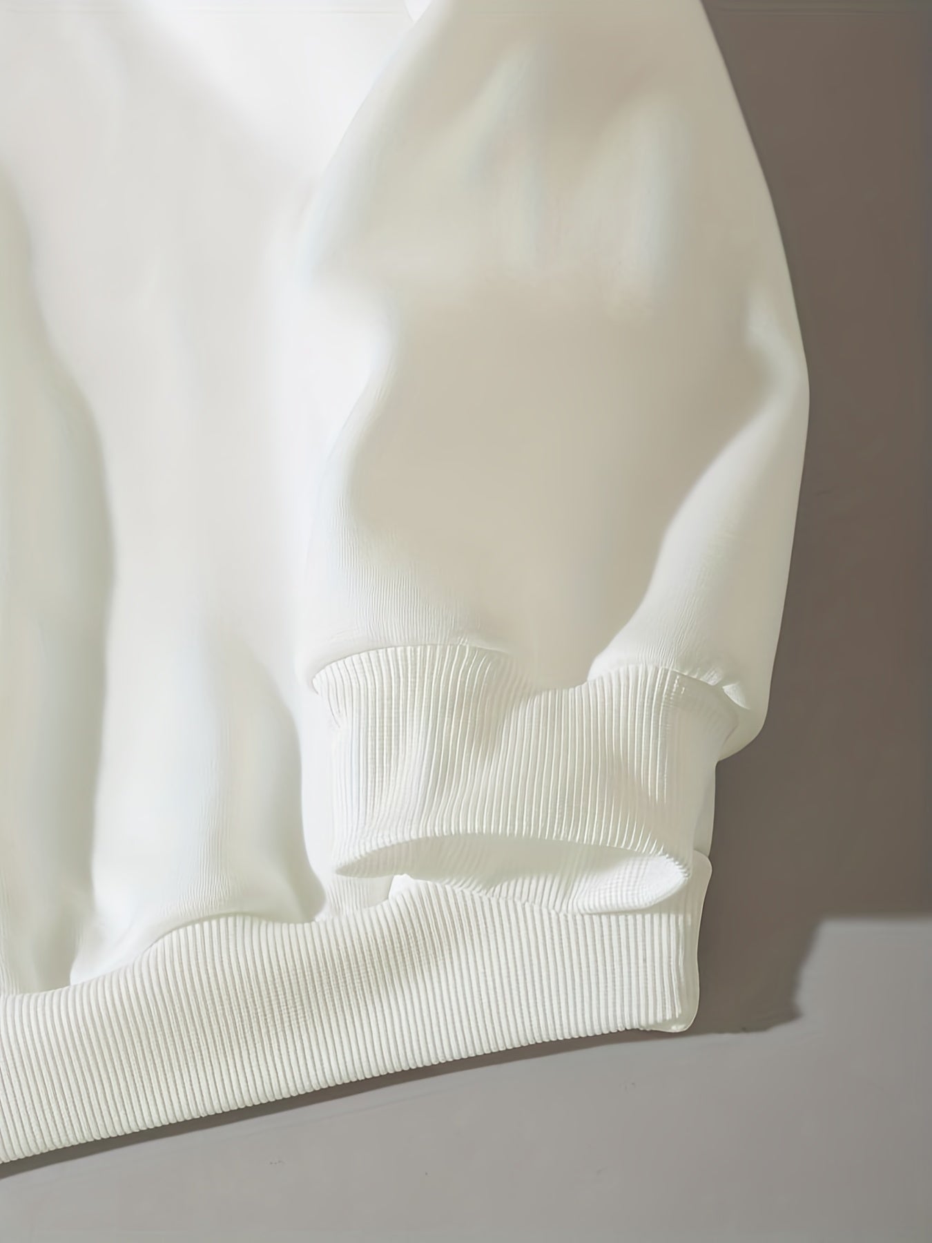 Letter Print Pullover Sweatshirt Crew Neck for Fall & Winter