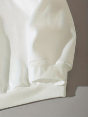 Letter Print Pullover Sweatshirt Crew Neck for Fall & Winter
