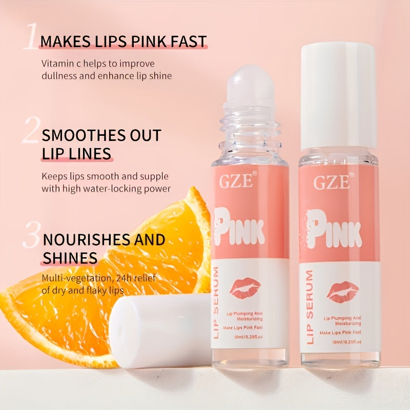 Magic Pink Lip Serum Moisturizing Nourishing Liquid Lipstick