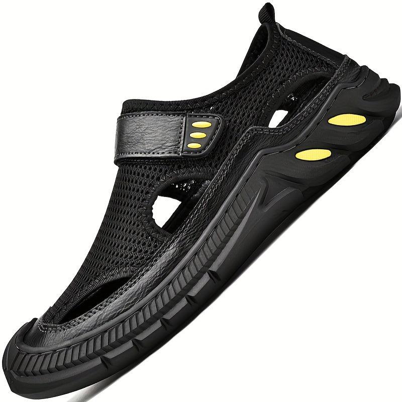 Men's Closed Toe Sandals Breathable Non Slip Beach Shoes