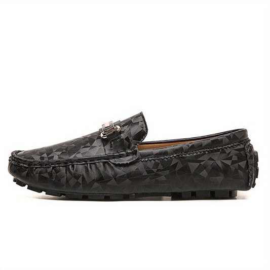 Men's Patterned Moccasin Loafers Non-slip Driving Shoes