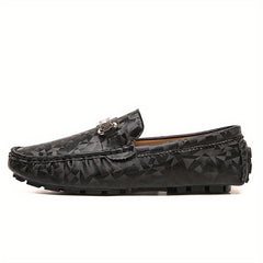 Men's Patterned Moccasin Loafers Non-slip Driving Shoes