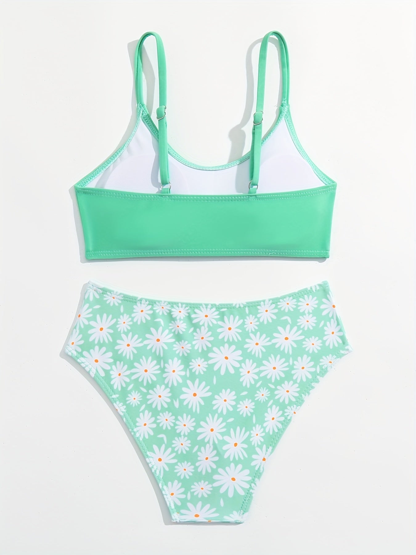 Girls Floral Cami Bikini Set