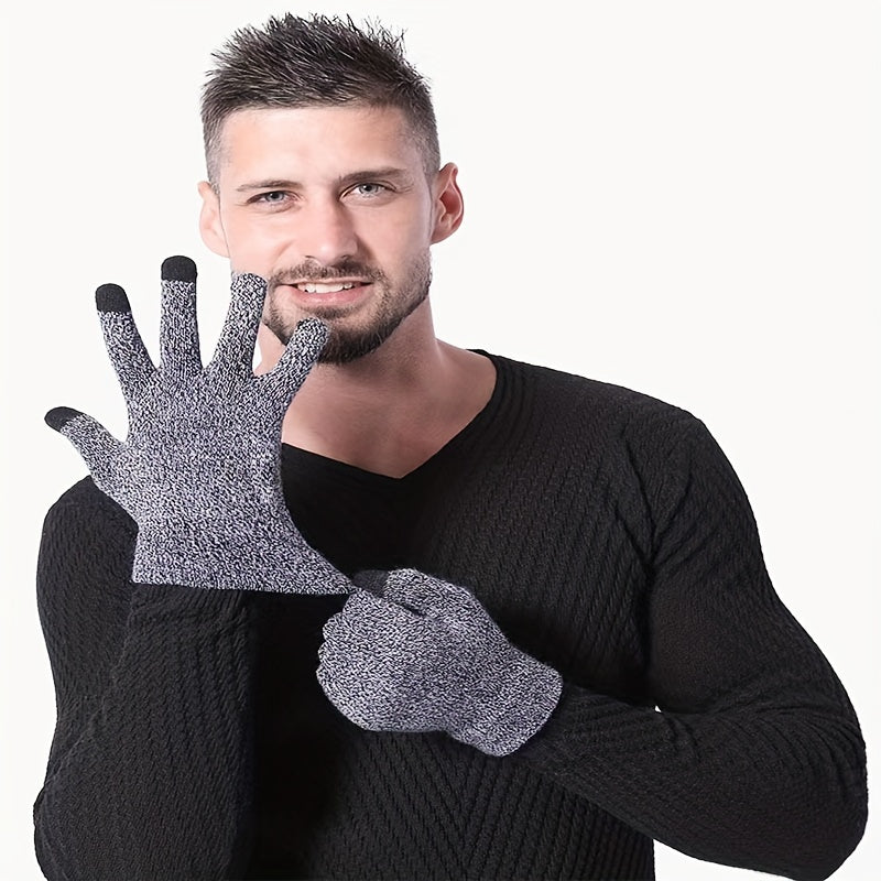 Winter Warm Windproof Gloves Plus Velvet Touch Screen Gloves