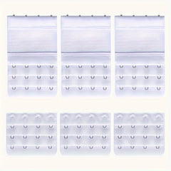 6pcs Bra Strap Extenders Adjustable Bra Band Buckle Women's Accessories