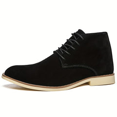 Men's Pointed Toe Lace Up Non Slip Boots