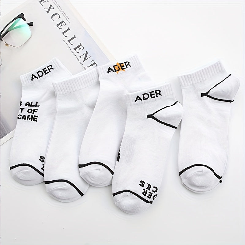 10 Pairs Boys Kids Short Ankle Socks Breathable Comfy Children's Socks