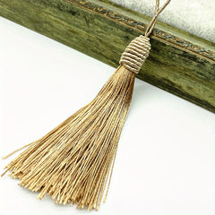 6pcs Rope Silk Tassel Trim Key Tassels for DIY Curtain Access