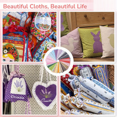 56pcs Floral Printed Cotton Squares Fabric for Quilting DIY Craft Scrapbooking