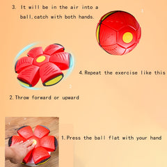 Outdoor Bouncy Saucer Ball Toy for Parent-child Activity