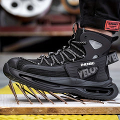 Men's Safety Shoes Puncture Proof Steel Toe Work Shoes