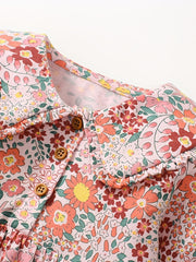 Kid Girls Floral Princess Dress A Line Dresses For Party