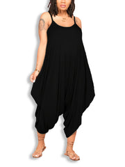 Women's Backless Spaghetti Strap Romper Jumpsuit