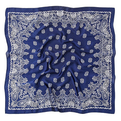 Silky Classic Paisley Bandana Satin Bandana Women's Retro Scarf