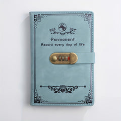 Deer Head Lock Diary Notepad Stationery Notebook