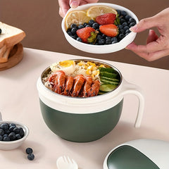 Stainless Steel Instant Noodles Bowl Large Capacity Dorm Lunch Box