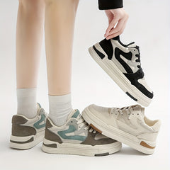 Women's Lace Up Platform Sneakers Low Top Casual Shoes