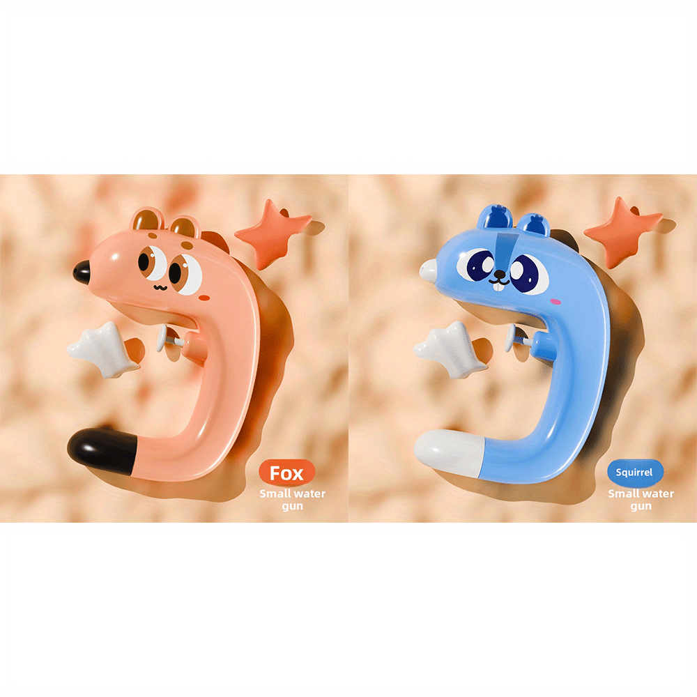 Mini Summer Water Play Cartoon Water Gun Drifting Small Water Gun Toy