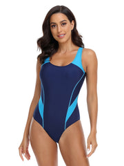Tummy Control One Piece Swimsuit Backless High Cut Bathing Suit